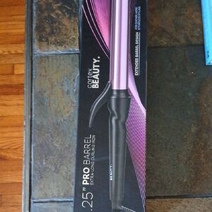 Cortex Beauty 1.25"  Barrel Pro Barrel Curling Iron - Pink and Black.     D